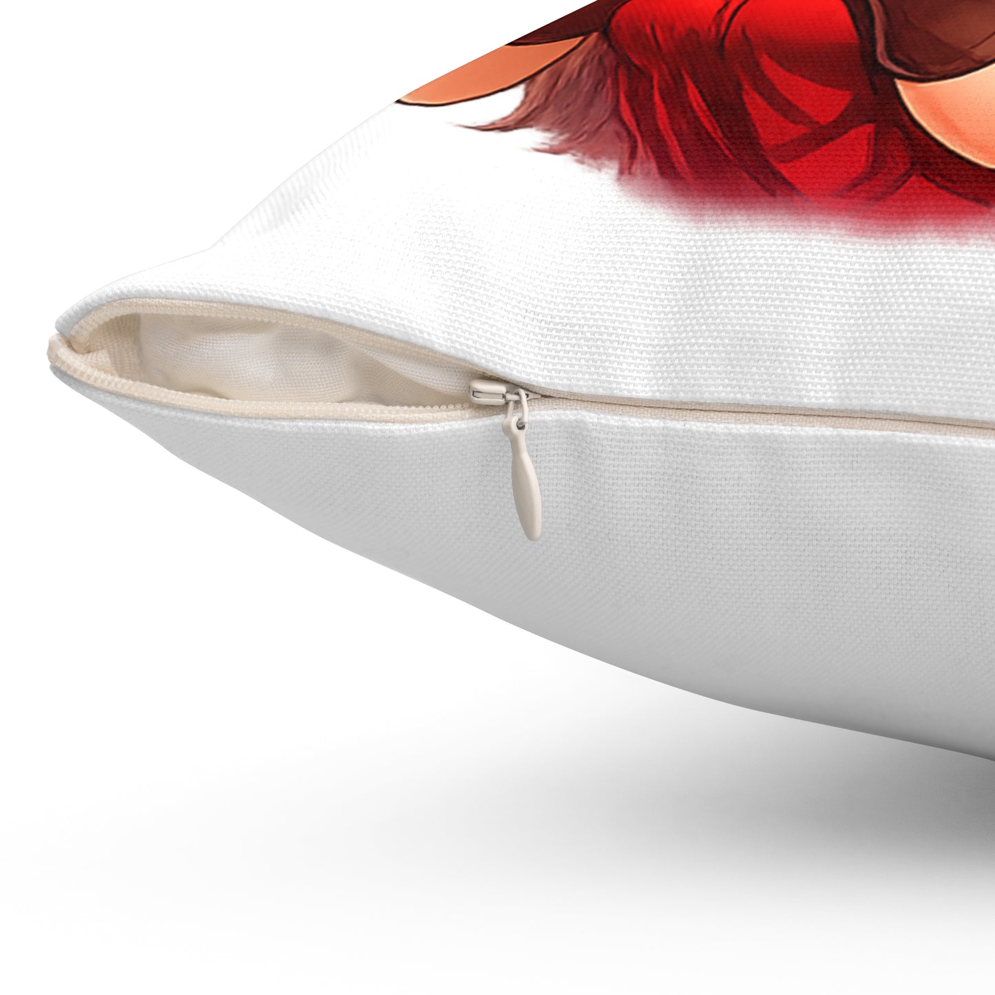 Fox Girl Valentine Pillow | Cute Anime Fox Girl Love Decor | Romantic Valentines Day Gift