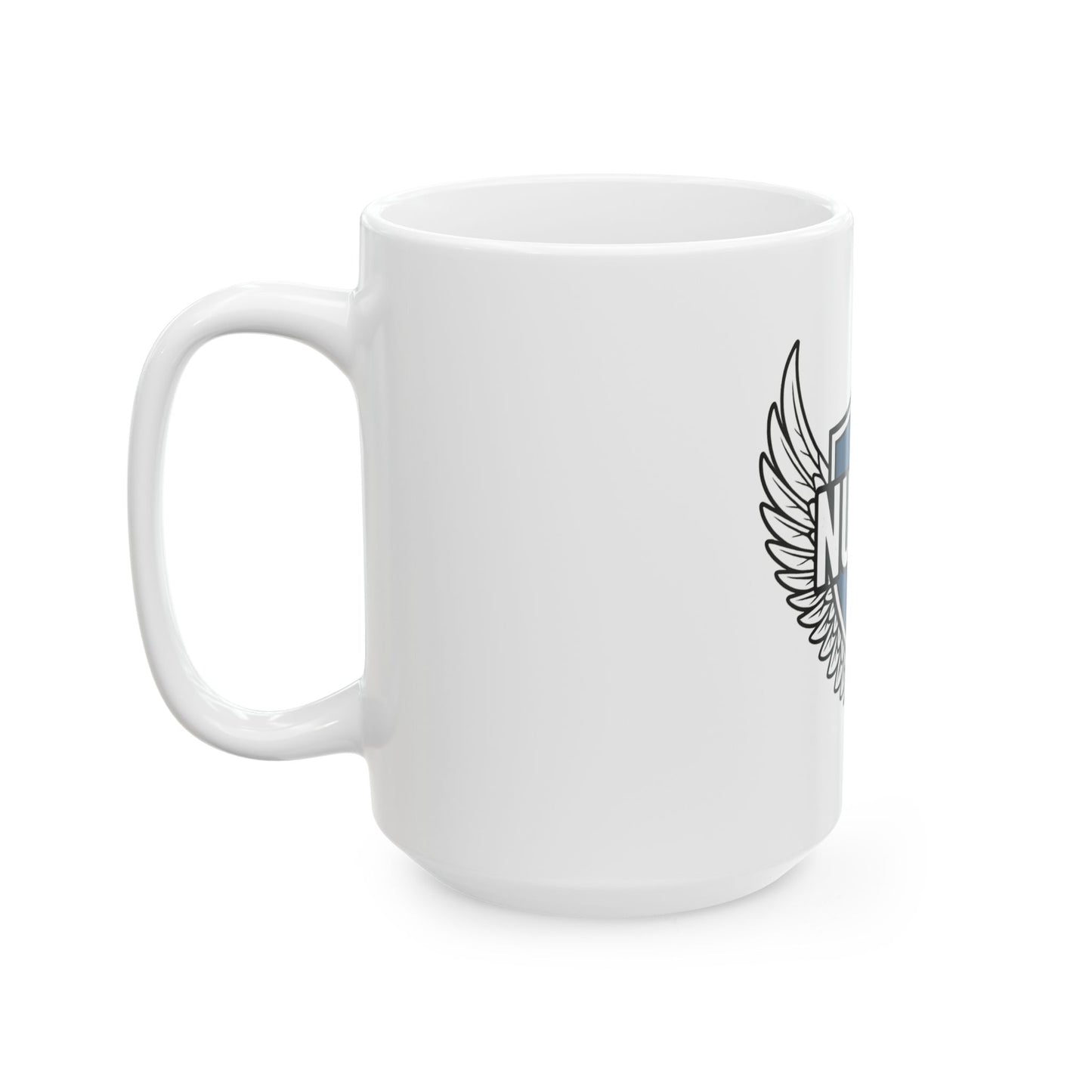 Nurse Mug, Winged Nurse Design, Gift for Healthcare Workers, Coffee Tea Cup, Inspirational Gifts, Hospital Staff Appreciation