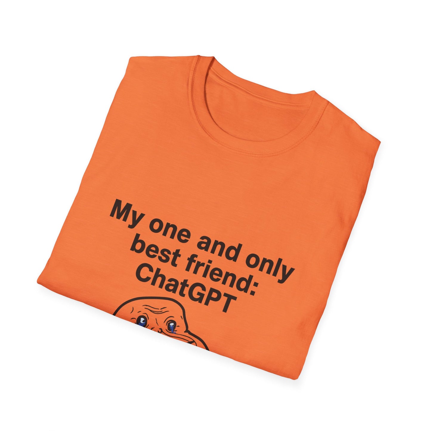 Funny ChatGPT T-Shirt, Unisex Softstyle Tee, AI Lover Gift, Best Friend Shirt, Tech Humor Apparel