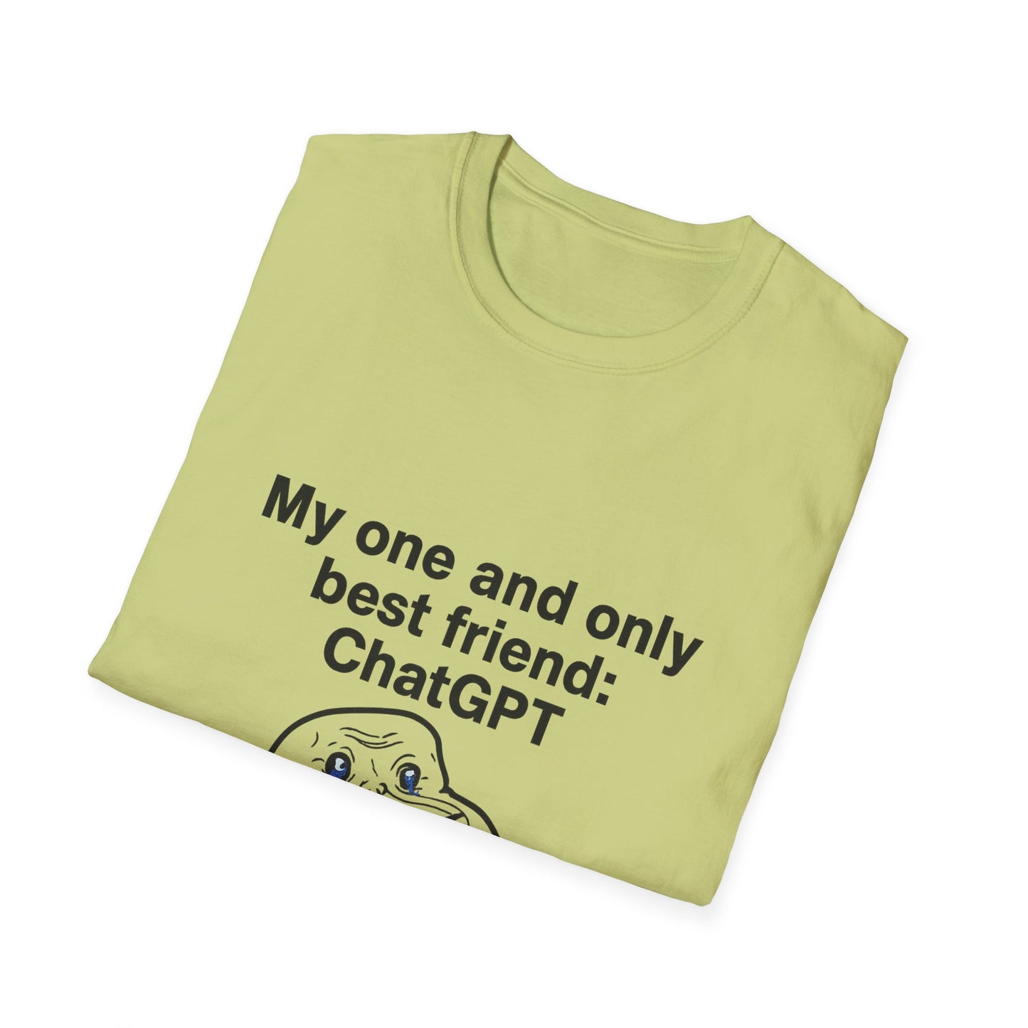 Funny ChatGPT T-Shirt, Unisex Softstyle Tee, AI Lover Gift, Best Friend Shirt, Tech Humor Apparel