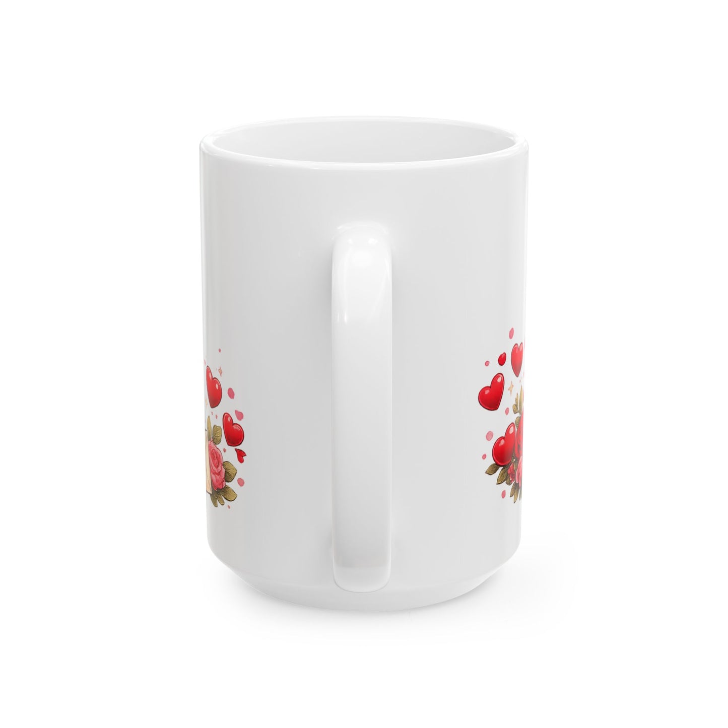 Foxy Valentine Mug | Cute Anime Fox Girl Love Art