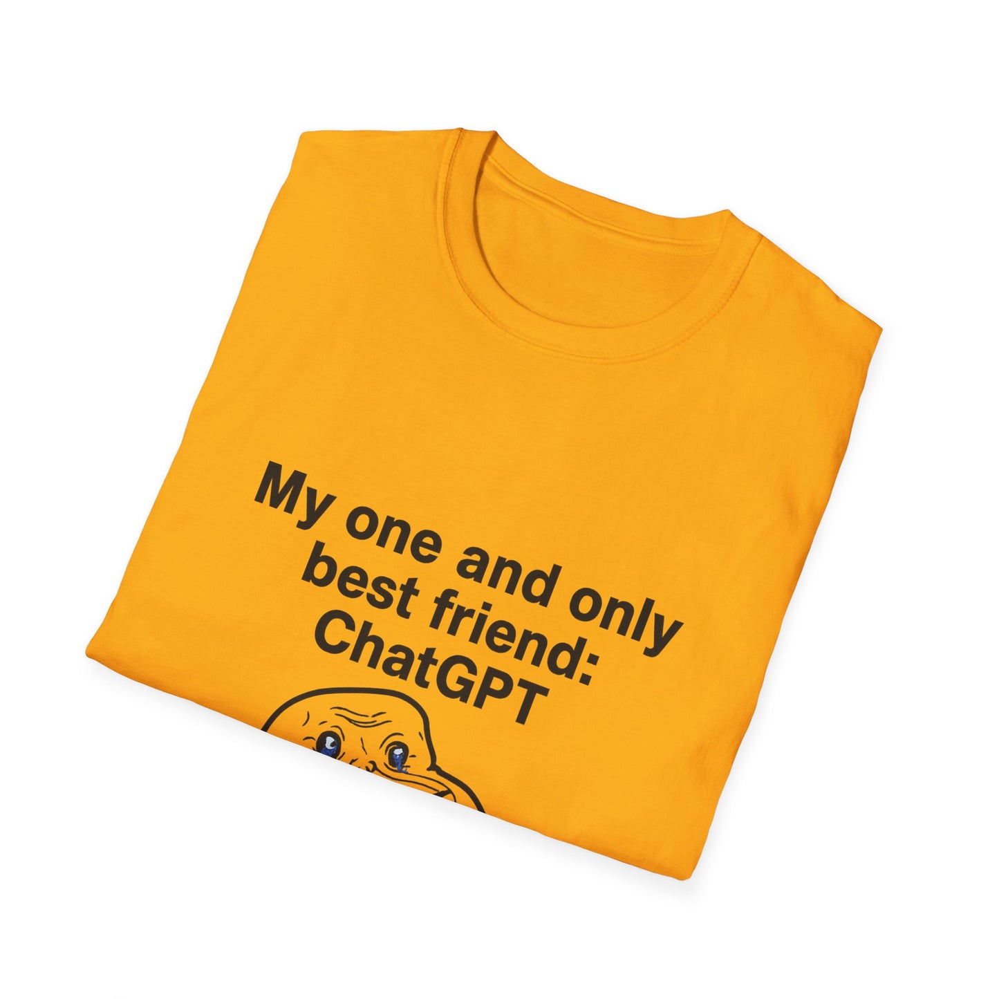 Funny ChatGPT T-Shirt, Unisex Softstyle Tee, AI Lover Gift, Best Friend Shirt, Tech Humor Apparel