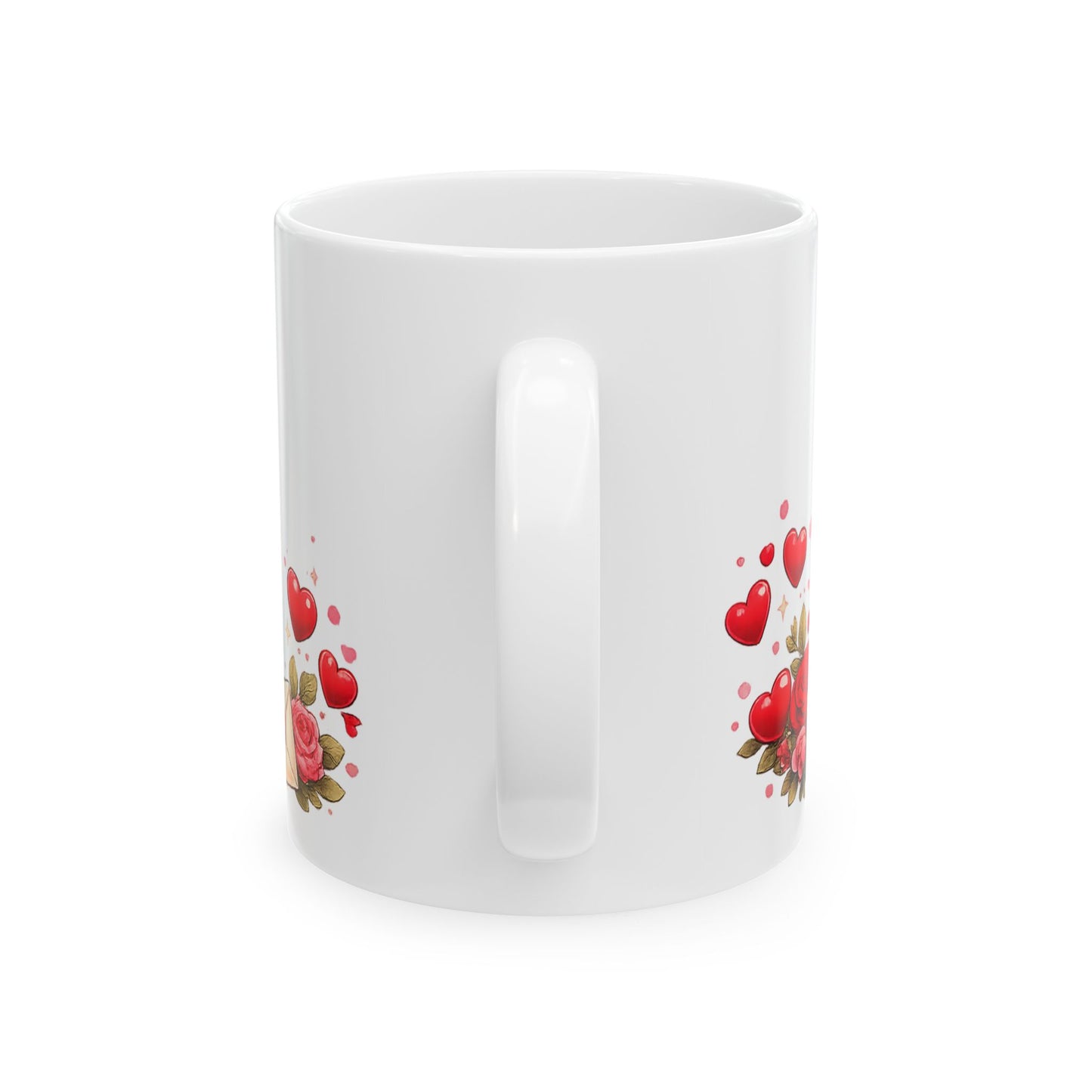 Foxy Valentine Mug | Cute Anime Fox Girl Love Art